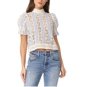 Sea column crochet top